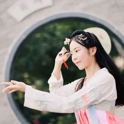 福連文苑古風(fēng)真人唯美女子頭像