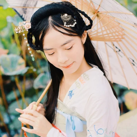 福連文苑古風(fēng)真人唯美女子頭像