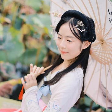 福連文苑古風(fēng)真人唯美女子頭像