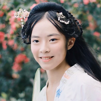 福連文苑古風(fēng)真人唯美女子頭像