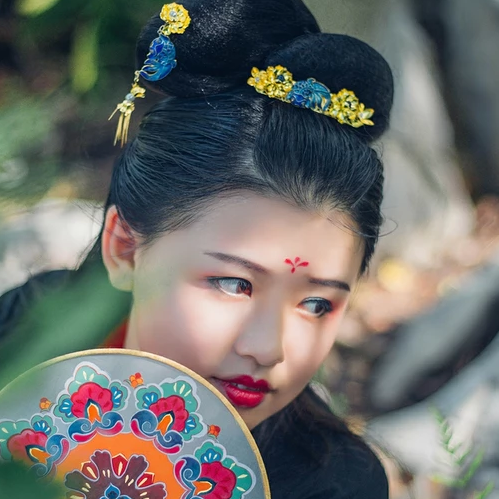 清新福連文苑唯美古風(fēng)少女真人頭像