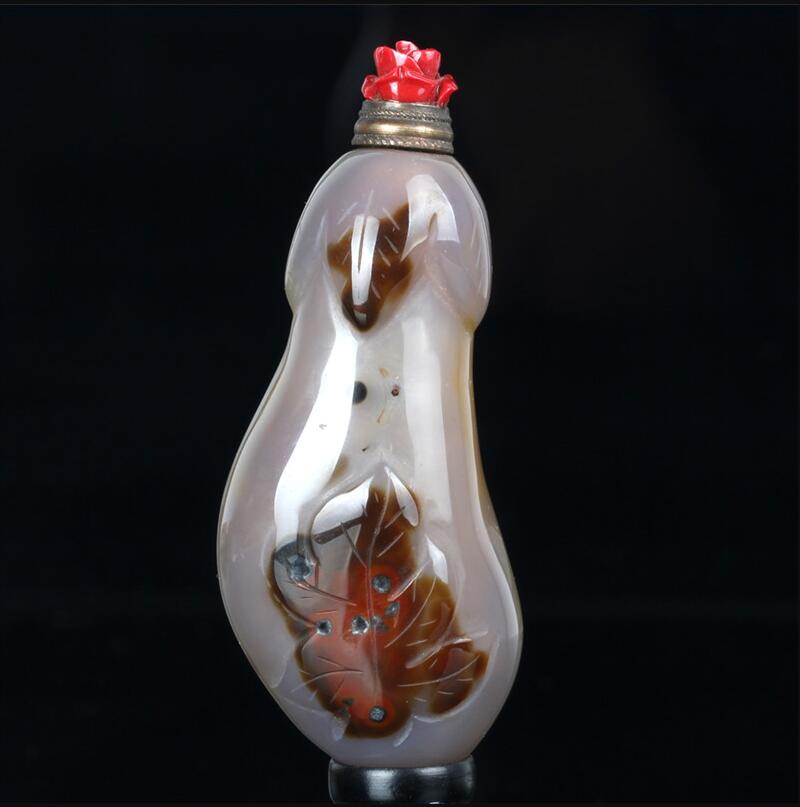 瑪瑙鼻煙壺，帝王心頭的玩物