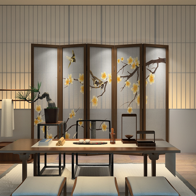 現(xiàn)代中式屏風(fēng)，隔不斷的東方美