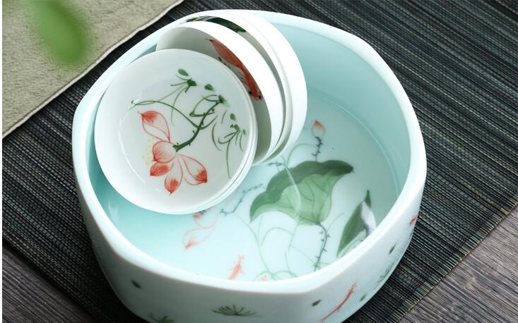 水盂茶洗，洗人間氛垢矣