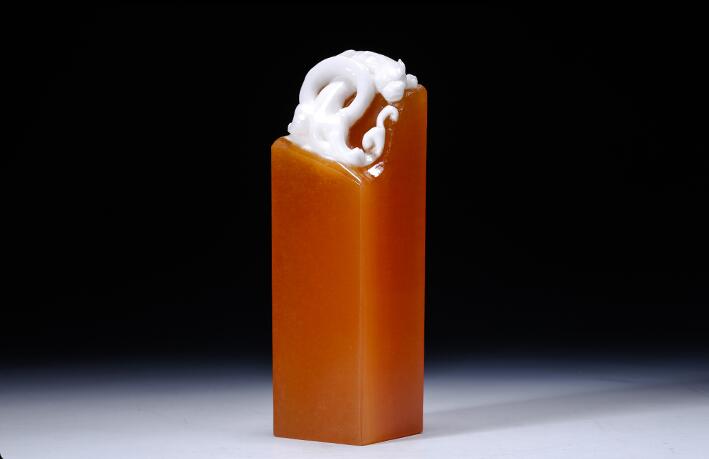 金田黃石印章，財官福祿之喜