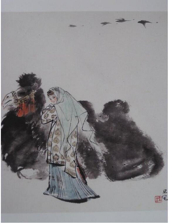 十二詩(shī)人畫像冊(cè)，劉旦宅是最清秀俊逸的畫家