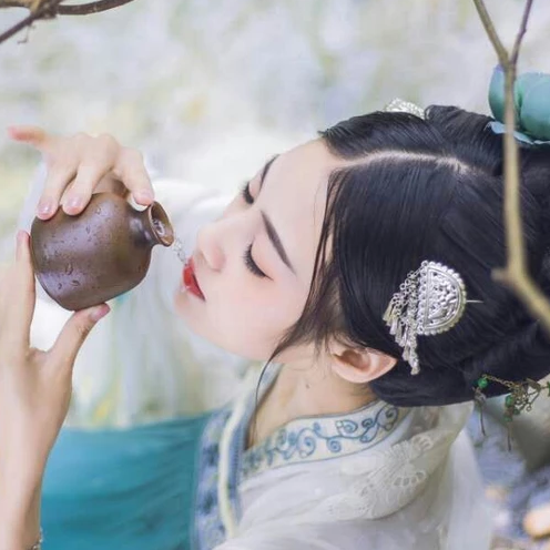 夢中鏡時(shí)尚典雅，唯美古風(fēng)真人頭像