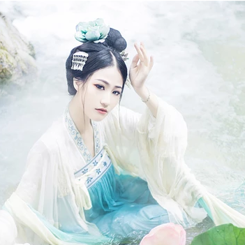 夢中鏡時(shí)尚典雅，唯美古風(fēng)真人頭像