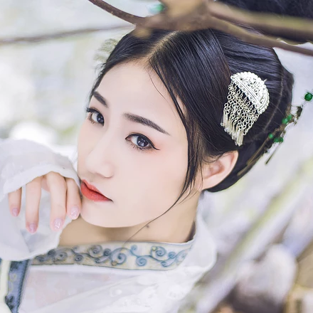 夢中鏡時(shí)尚典雅，唯美古風(fēng)真人頭像