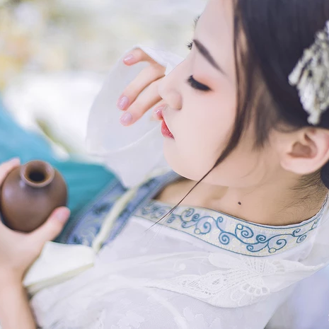 夢中鏡時(shí)尚典雅，唯美古風(fēng)真人頭像