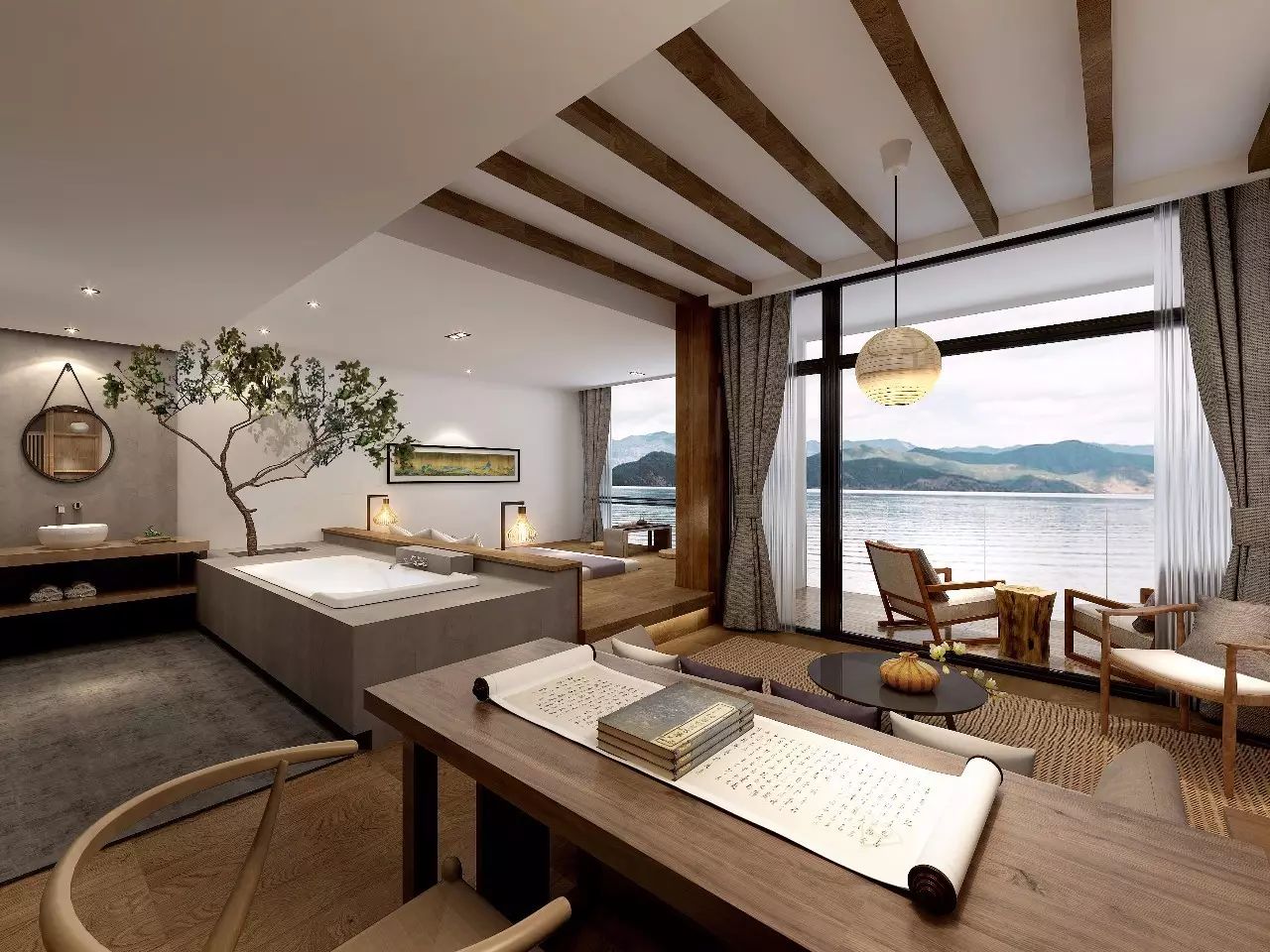 麗水·浮光，浮光指路茶香入夢(mèng)蓋一間湖畔大學(xué)