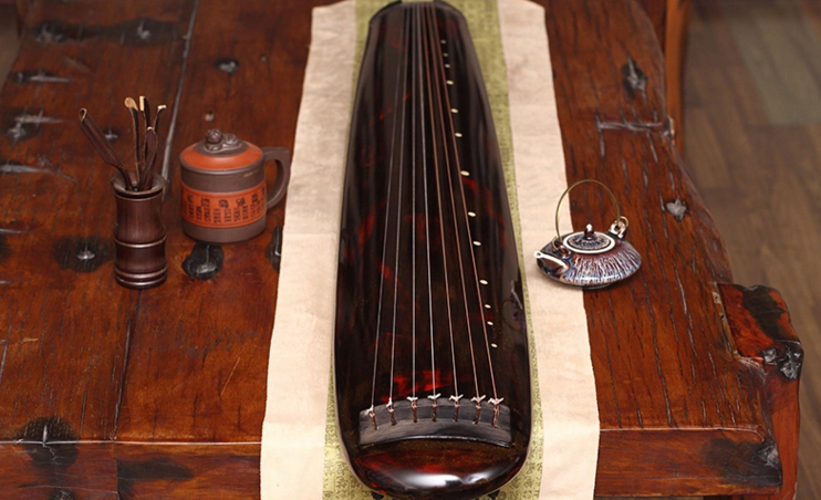 老杉木古琴，時(shí)尚古典福連文苑民族樂器