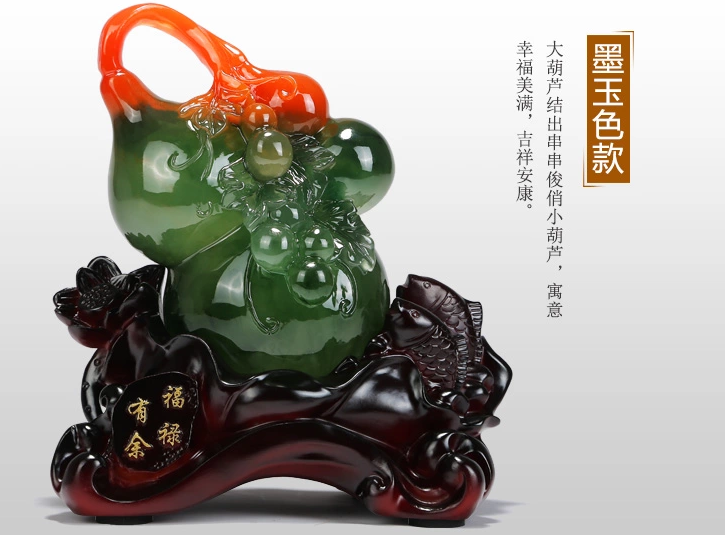 招財(cái)葫蘆工藝品，手工復(fù)古葫蘆擺件