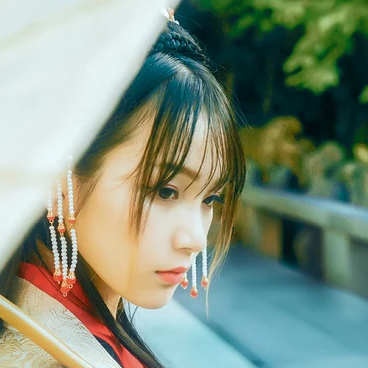 優(yōu)雅時(shí)尚古風(fēng)頭像，唯美古風(fēng)真人女子頭像