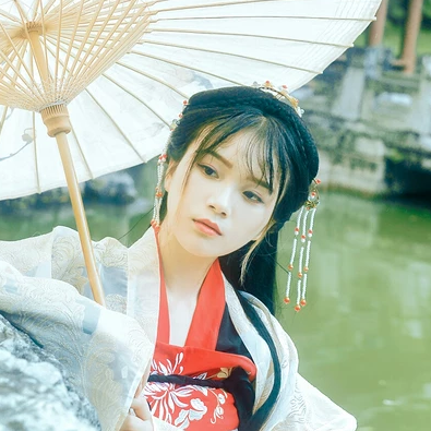 優(yōu)雅時(shí)尚古風(fēng)頭像，唯美古風(fēng)真人女子頭像