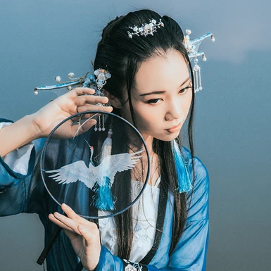 人魚傳說妖艷頭像，唯美古風(fēng)女子頭像