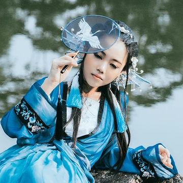 人魚傳說妖艷頭像，唯美古風(fēng)女子頭像