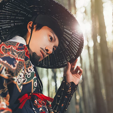 霸氣錦衣行帶刀頭像，唯美古風男生真人頭像