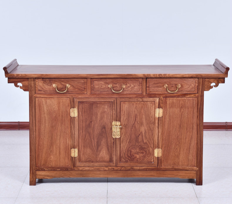 紅實木中式斗柜，仿古玄關(guān)中式柜子