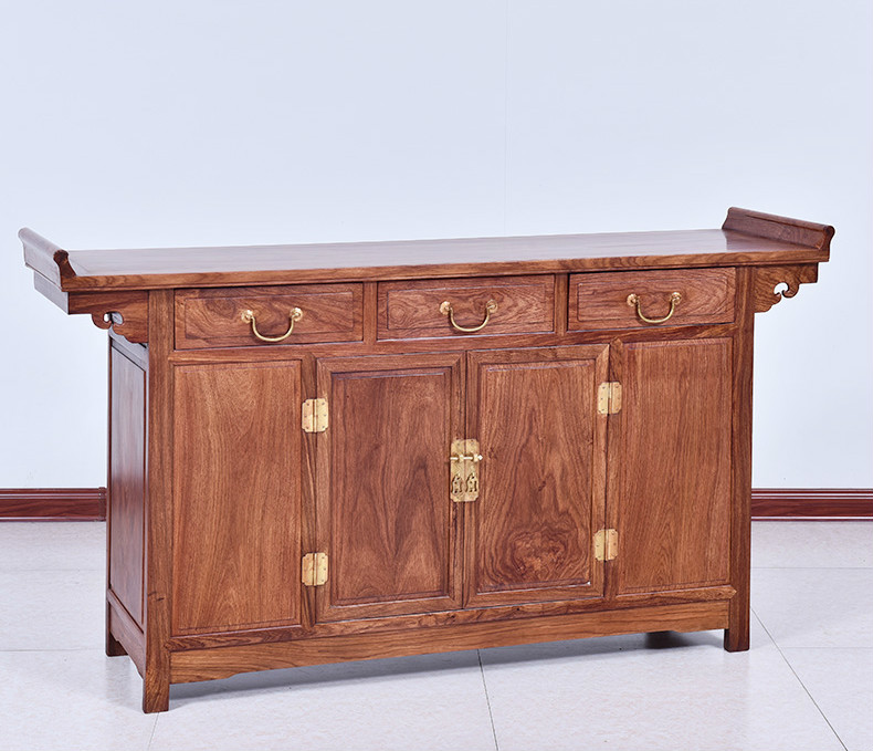 紅實木中式斗柜，仿古玄關(guān)中式柜子