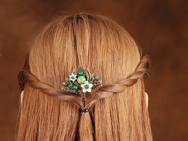 青依福連文苑發(fā)簪發(fā)釵復(fù)古頭飾