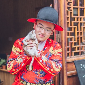 執(zhí)子之手與子偕老唯美頭像，唯美古風(fēng)情侶頭像