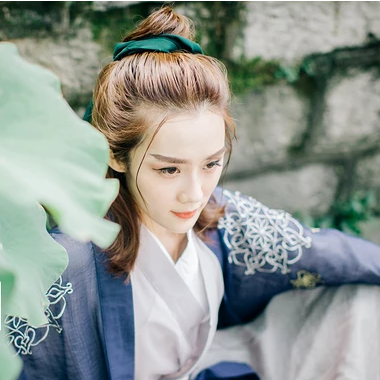 竹林山寺閨蜜古風(fēng)頭像，唯美古風(fēng)女子真人頭像