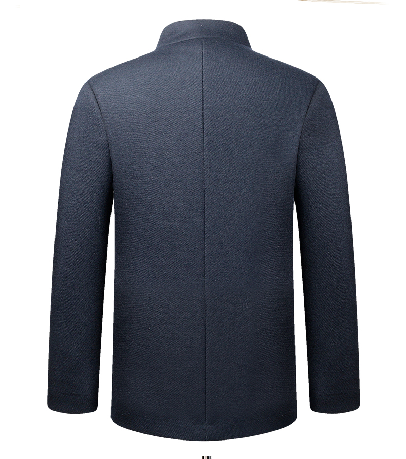 福連文苑外套民國男裝，羊毛呢唐裝中老年中山裝