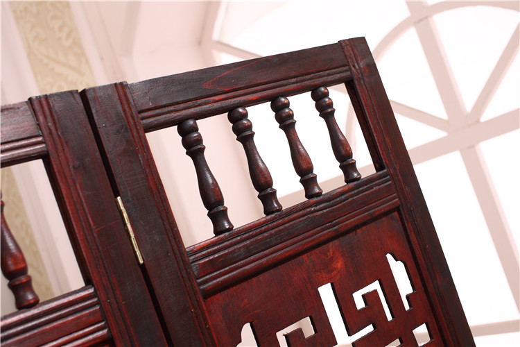 仿古實木屏風隔斷，精美中式屏風