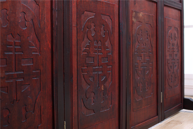 仿古實木屏風隔斷，精美中式屏風