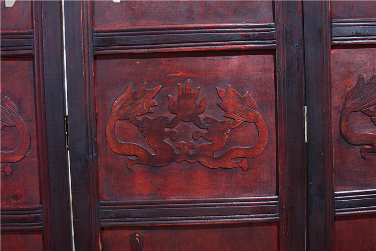 仿古實木屏風隔斷，精美中式屏風