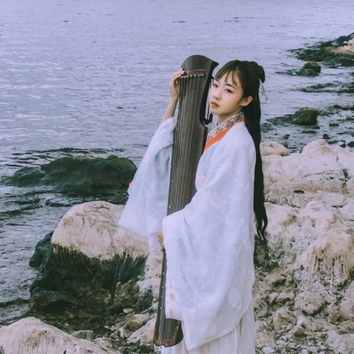 優(yōu)雅白衣女子頭像，唯美古風女子真人頭像