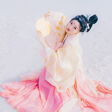 冰雪美人飄逸唯美頭像，唯美古風女子頭像