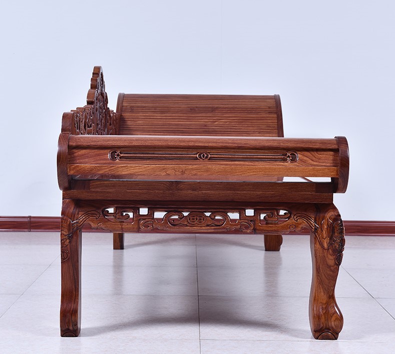 中式花梨木羅漢床，實(shí)木中式床貴妃榻