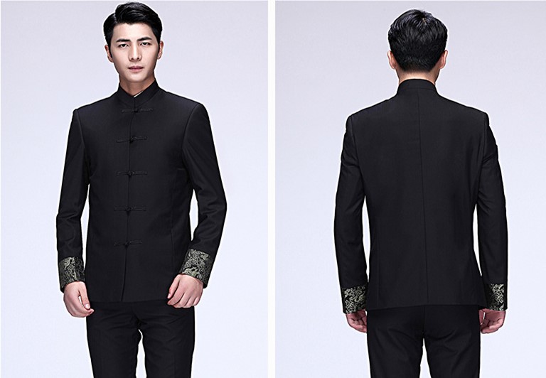 福連文苑休閑立領(lǐng)中山裝，時(shí)尚復(fù)古國(guó)風(fēng)唐裝