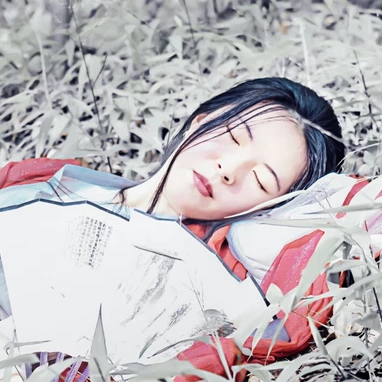 冰雪柔情少女頭像，唯美古風真人頭像