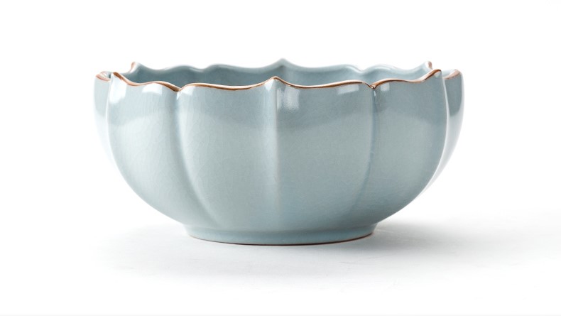 開(kāi)片大號(hào)陶瓷汝窯茶洗水盂