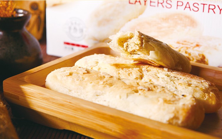 北京特色美食糕點心牛舌餅