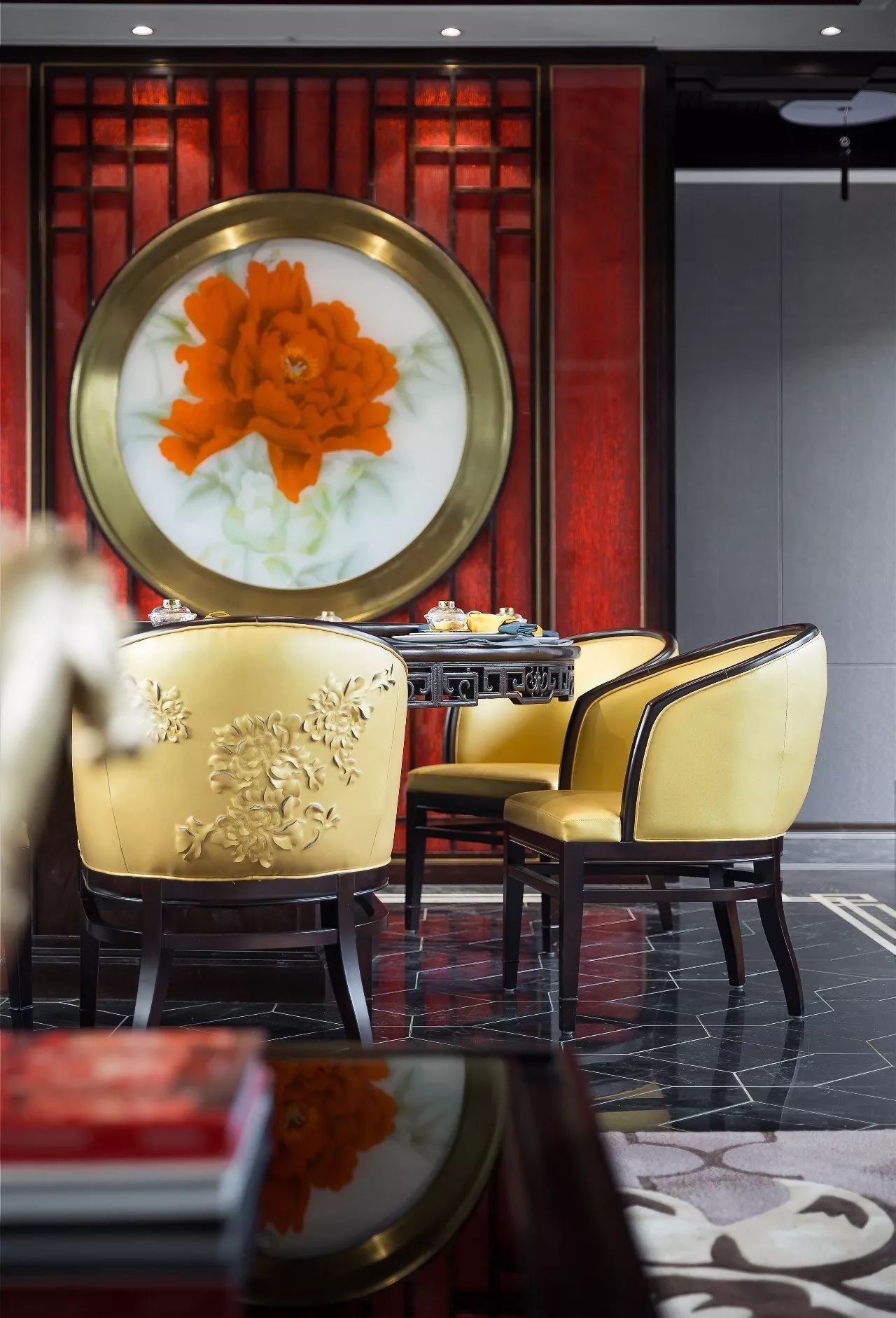 詩意福連文苑元素的中式大宅裝修設(shè)計(jì)