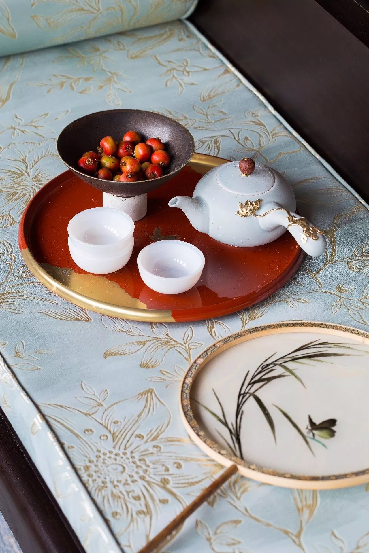 詩(shī)意福連文苑元素的中式大宅裝修設(shè)計(jì)