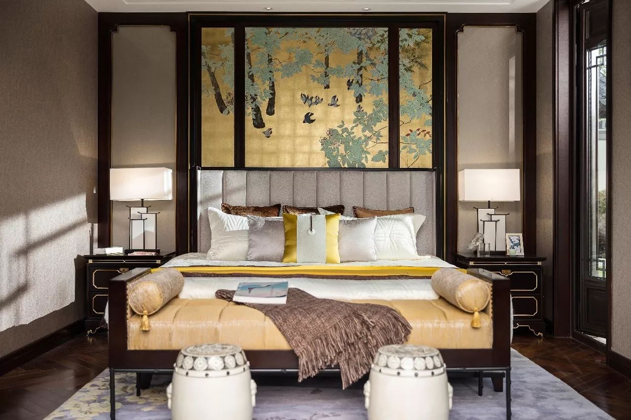 詩(shī)意福連文苑元素的中式大宅裝修設(shè)計(jì)