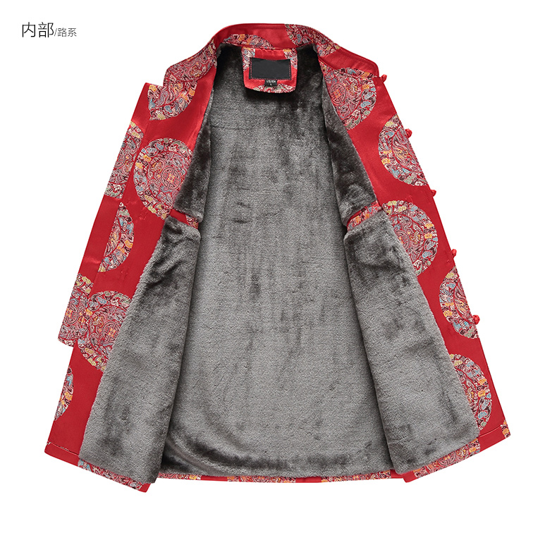 紅色喜慶傳統(tǒng)韻味的男士唐裝