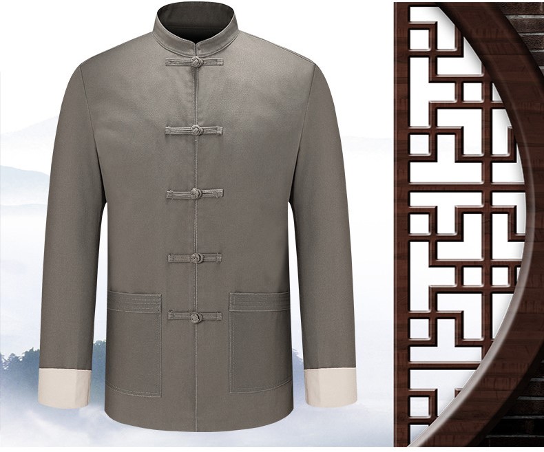 簡(jiǎn)約大氣福連文苑長(zhǎng)袖唐裝