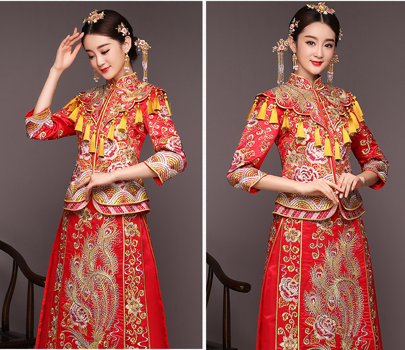 典雅韻味中式禮服，精致新娘結婚禮服