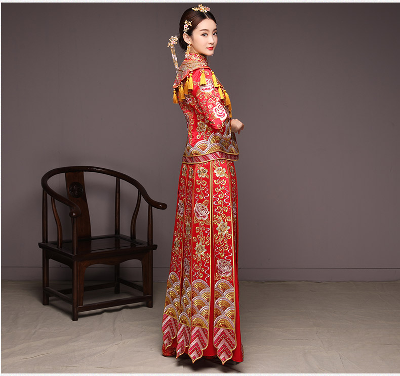 典雅韻味中式禮服，精致新娘結婚禮服