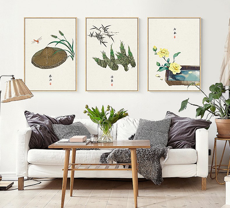 唯美24節(jié)氣古風(fēng)福連文苑裝飾畫