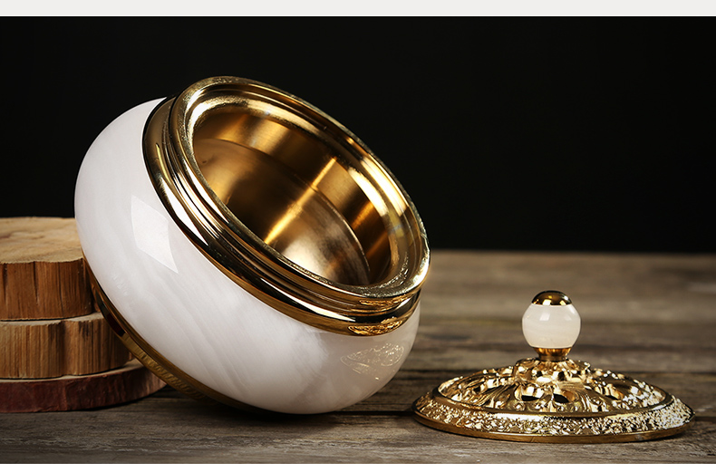 金玉滿堂香爐，創(chuàng)意銅玉熏香爐