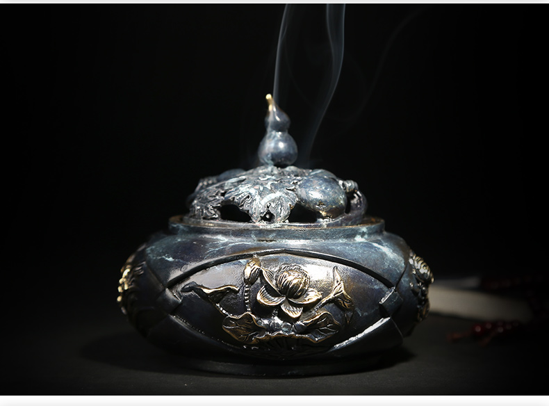 四季之花香爐，精美仿古熏香爐