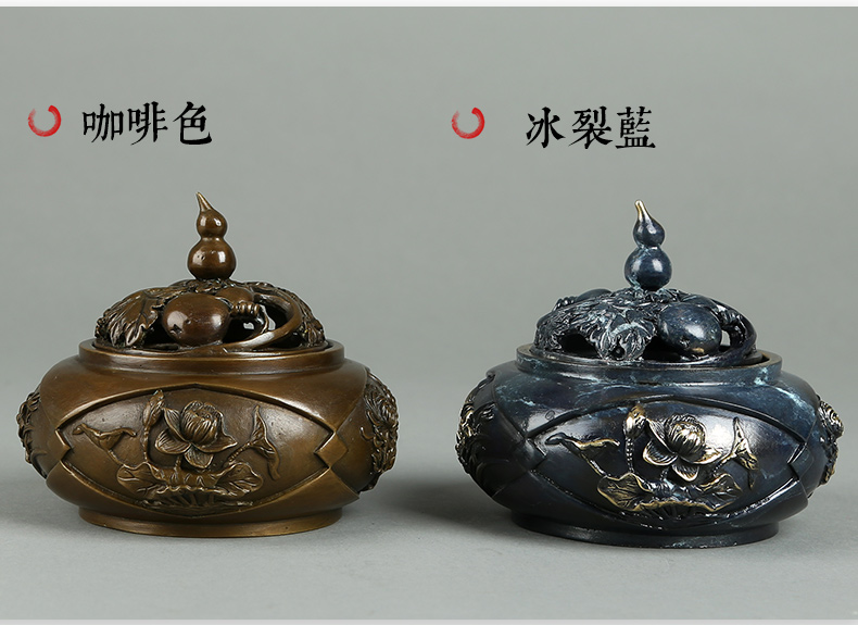 四季之花香爐，精美仿古熏香爐