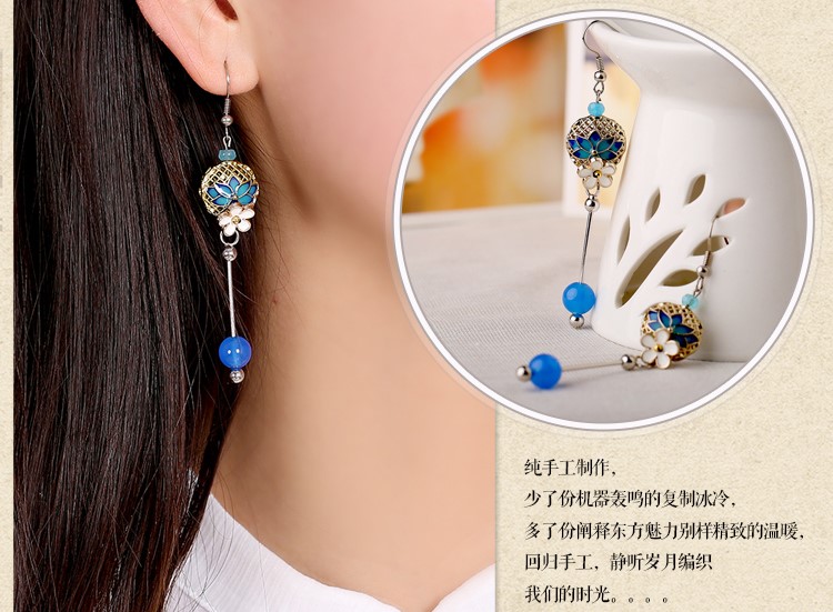 長相廝守耳環(huán)，鏤空雕花首飾